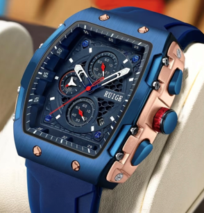 1181.1 Mend Barrel Quartz Watch Blue