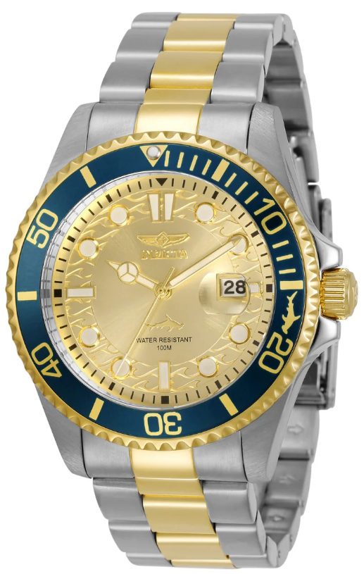 Invicta Pro Diver Currentwave Men's Watch - 43mm, Steel, Gold (30022)