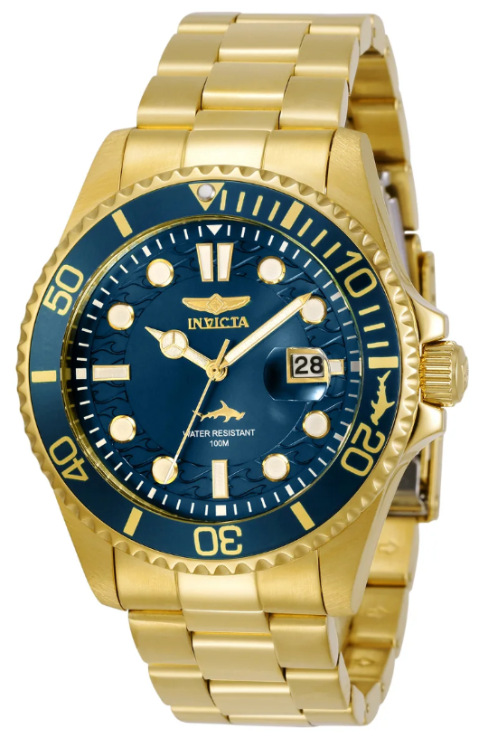 Invicta Pro Diver Currentwave Men's Watch - 43mm. Gold (30024)