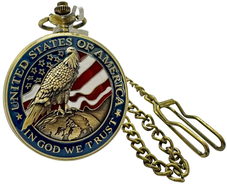 Invicta Vintage Americana Pocket Watch - 47mm, Bronze 49008