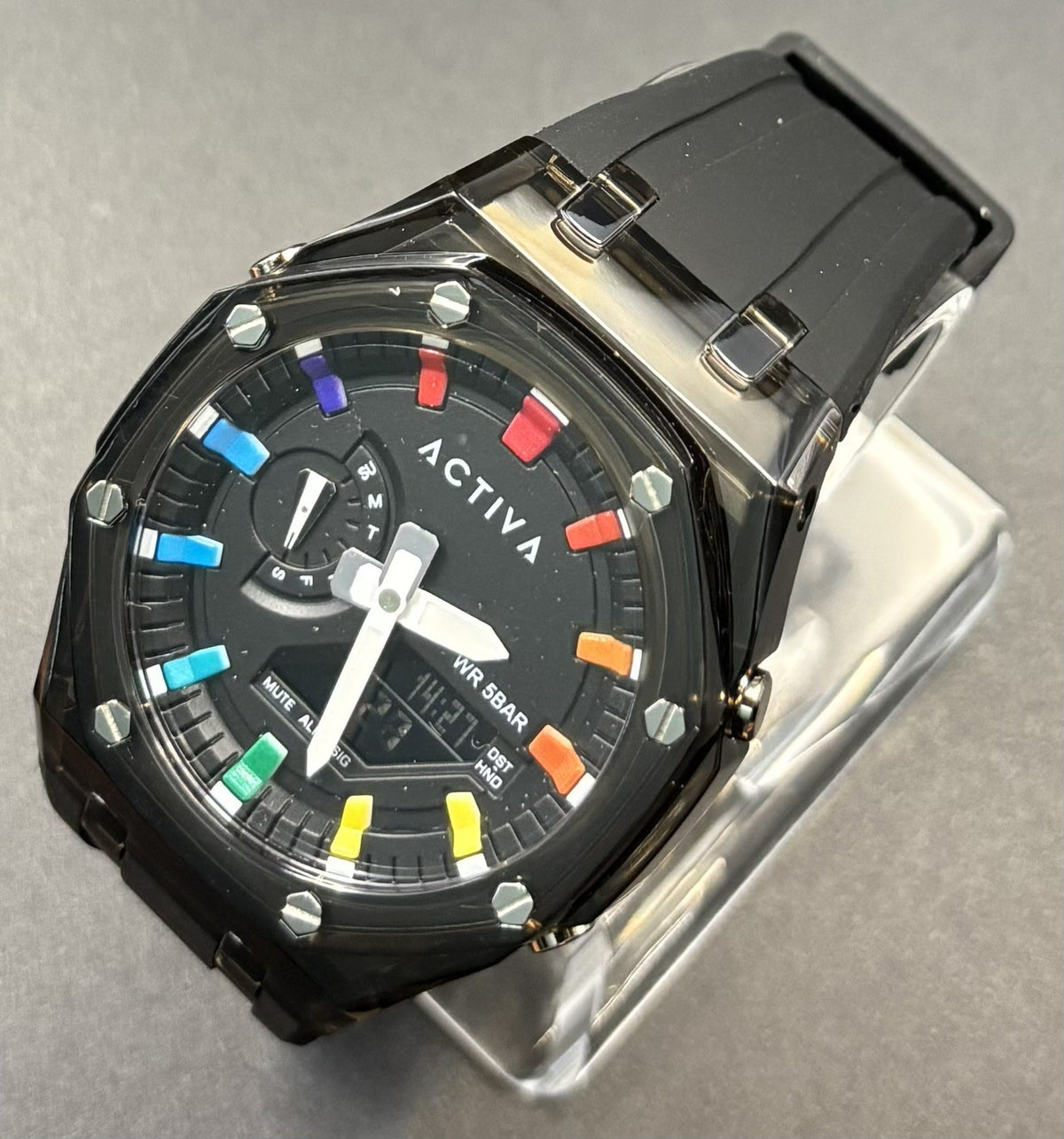 Activa Kaleido X Invicta Men's Digital Watch - 44.2mm, Black ACW2100-006 NEW