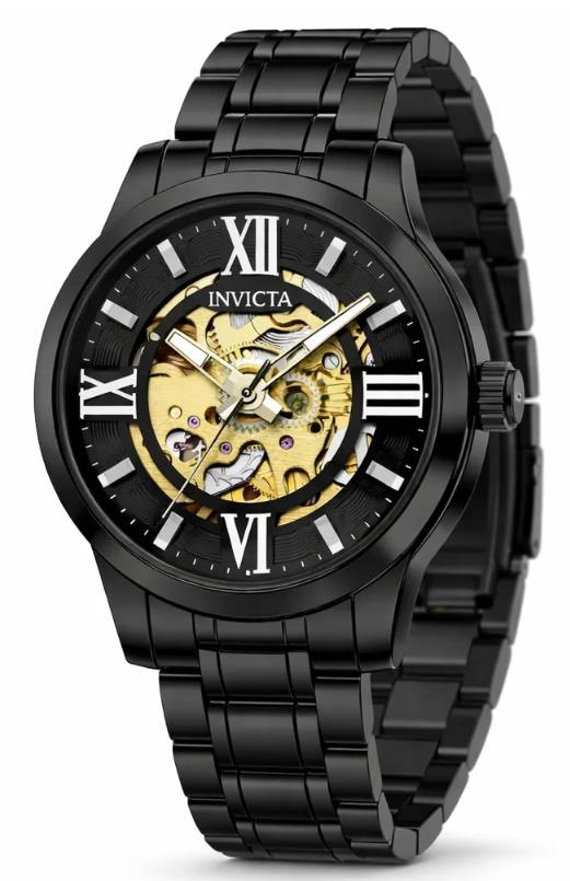 Invicta Objet D Art Automatic Men's Watch w/ Skeleton Dial - 41mm, Black (69507)