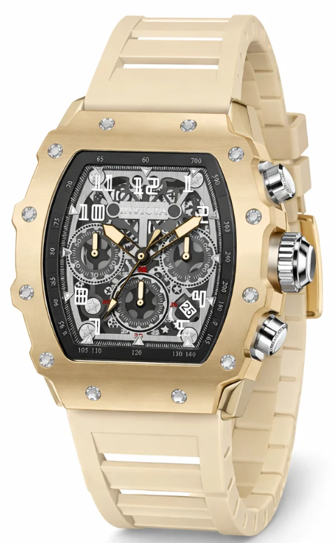 Invicta Racing Sand Beaches - Nitro Gen Men's Watch 43mm, Beige (69704)