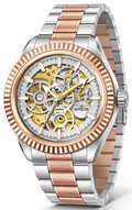 69756 - Invicta Objet D Art Glyph Automatic Men's Watch w/ Skeleton Dial - 43mm, Silver, Rose Gold #6