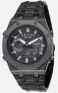 Activa Signal X Invicta Digital Unisex Watch - 45.5mm, Black ACWM303-003