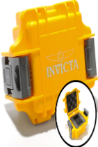 Invicta 1 Slot Single Dive Impact Watch Case, Yellow DC1-LTYEL