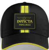 Invicta Gear Racing Men's Hat - Black, Yellow IG0343
