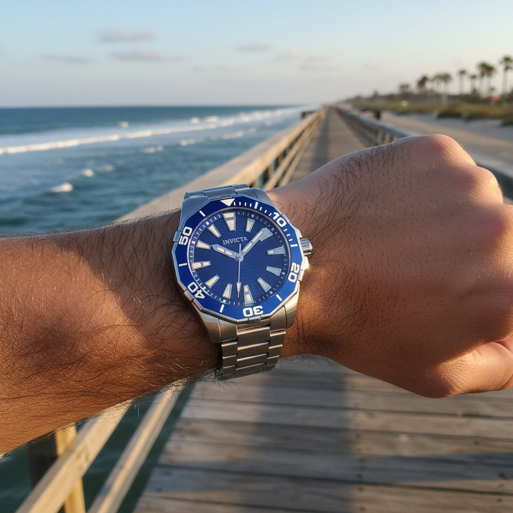Invicta Diver Meridian Men's Watch - 46mm. Steel (69243)