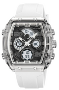 Activa Vion X Invicta Digital Essentials Men's Watch - 45mm, White (ACW8109-002)
