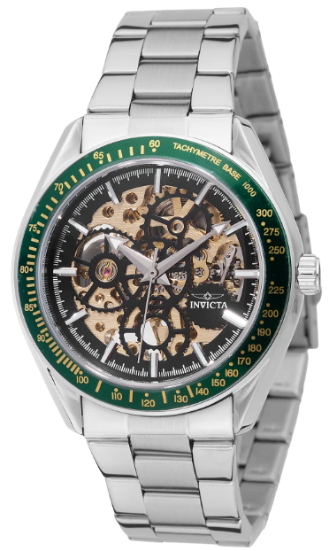 Invicta Objet D Art Excelsior Automatic Men's Watch w/ Skeleton Dial - 43mm, Silver (69452)