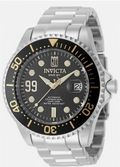 Invicta JT Automatic Steel Tone Case Black Metal Dial Steel Band, Limited Edition 27 of 99, 47mm (51308)