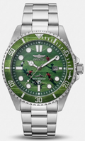 Invicta Pro Diver Men's 43mm Green Soccer Dial Quartz Steel Watch (51054)