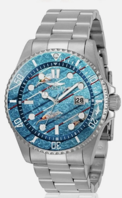 Invicta Pro Diver Visions from Above Men's Watch 43mm Lap Pool (51056)