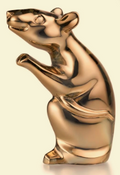 Baccarat Zodiac Gold Crystal Mouse 2020 Figurine 2813062